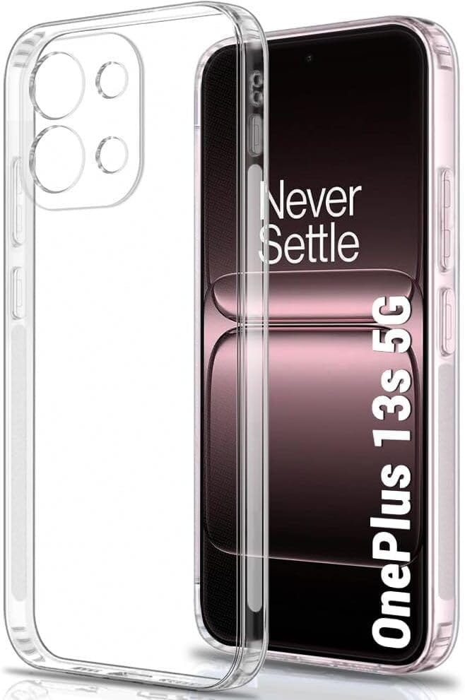 PLUGTECH TPU Ultra Hybrid Clear Camera Protection Back Cover Case for OnePlus 13S