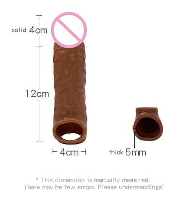 INFINITY LOVE Non-Vibrating Dragon Condom, 7 inch