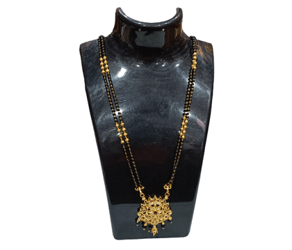 Elegant Multi-Strand Black Beads