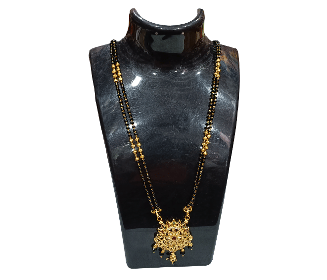 Elegant Multi-Strand Black Beads