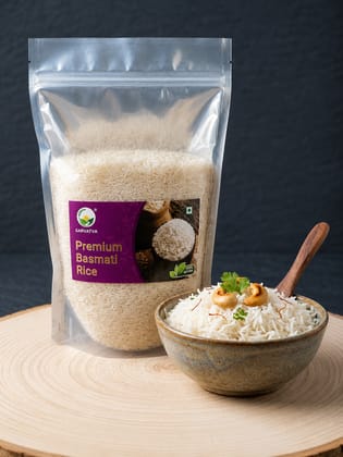 SARVATVA Premium Basmati Rice - 500g