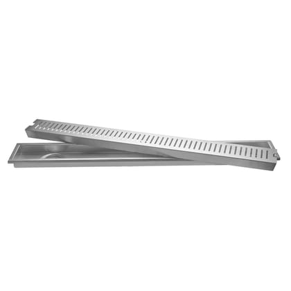 Linear (36 x 4 Inches) 304 Grade Brushed Shower Drain Channel Floor Drain Linear (36 x 4 Inches) 304 Grade Brushed Shower Drain Channel Floor Drain
