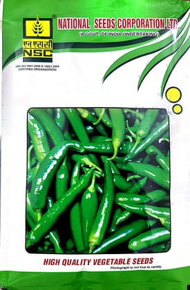NSC Chilli Variety- Kashi Anmol Truthful labelled (TL) seed 50gm (2 packets of 25gm each)