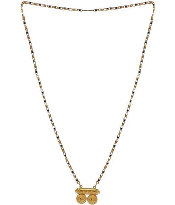 JIPPA - Golden Mangalsutra ( Pack of 1 )