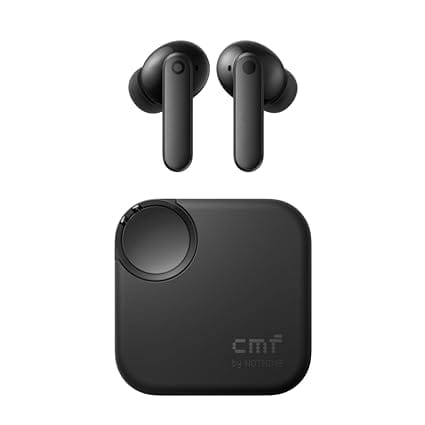 CMF BY NOTHING Buds Wireless Earbuds with 42dB ANC, Transparency Mode, Ultra Bass Technology 2.0, Dirac HD Audio, IP54 Dust and Water Resistance and Dual Device Connection