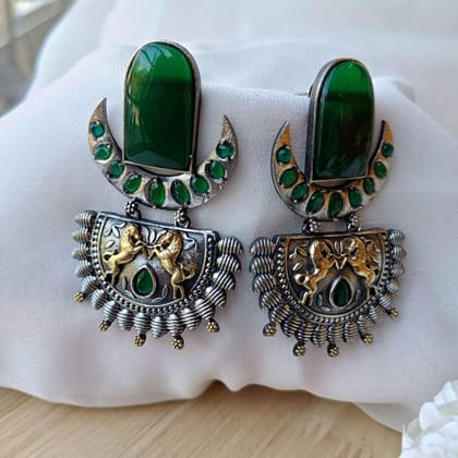 Inara Chand earrings-Green