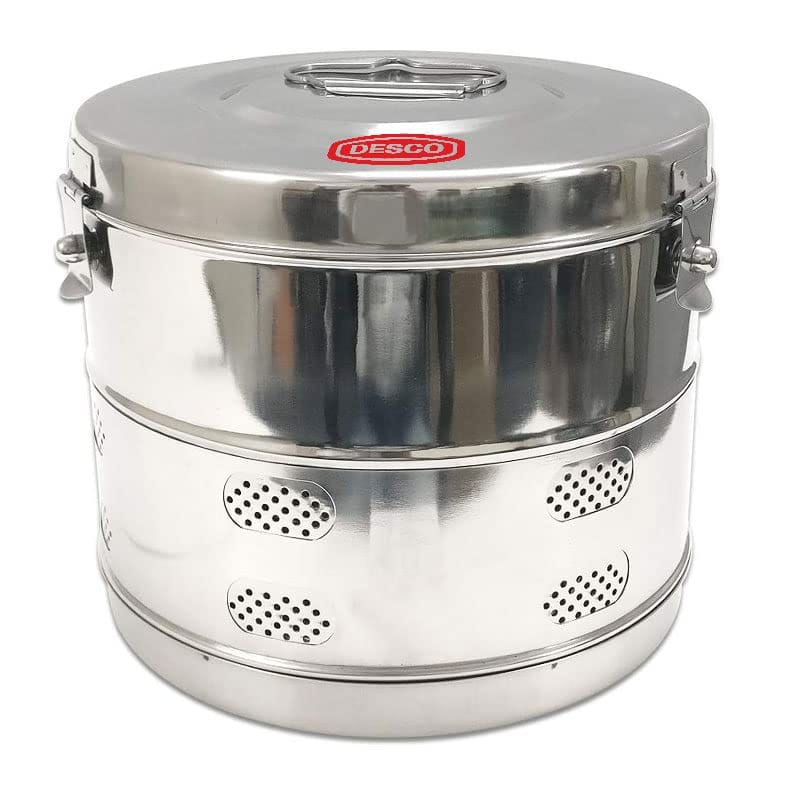 11 x 9  Stainless Steel Dressing Drum Jointed Deluxe Quality
