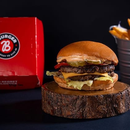 The Works Lamb  Burger (Double Patty)