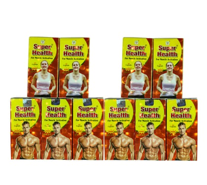 Super Health Ayurvedic Vitality Capsules – 100% Natural Supplement for Energy, Immunity & Strength (Pack of 10)