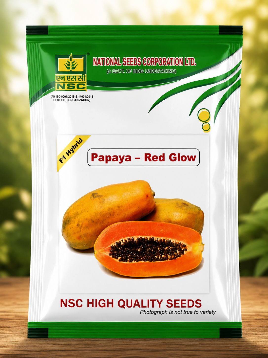 NSC PAPAYA RED GLOW - F1 HYBRID, TRUTHFULLY LABELLED 1 gm