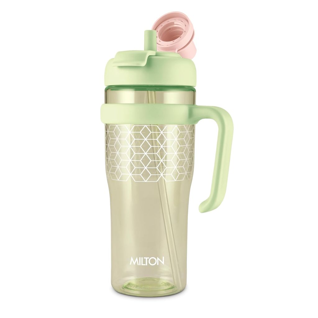 MILTON Champion 1250 2- in-1 Sip or Gulp Lid Plastic Tumbler 1.21L | Leak-Proof, BPA-Free