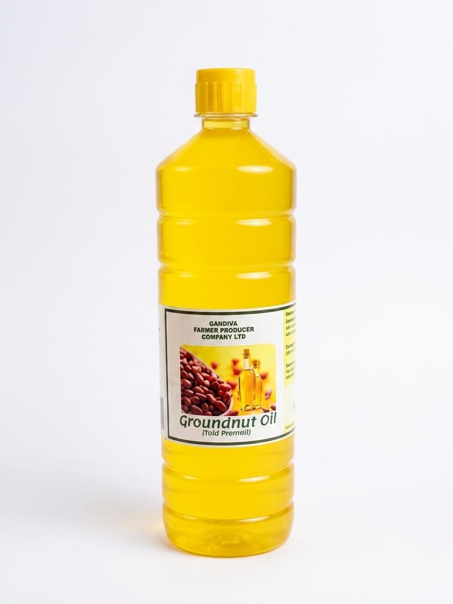 Groundnut Oil - 1L" wood pressed