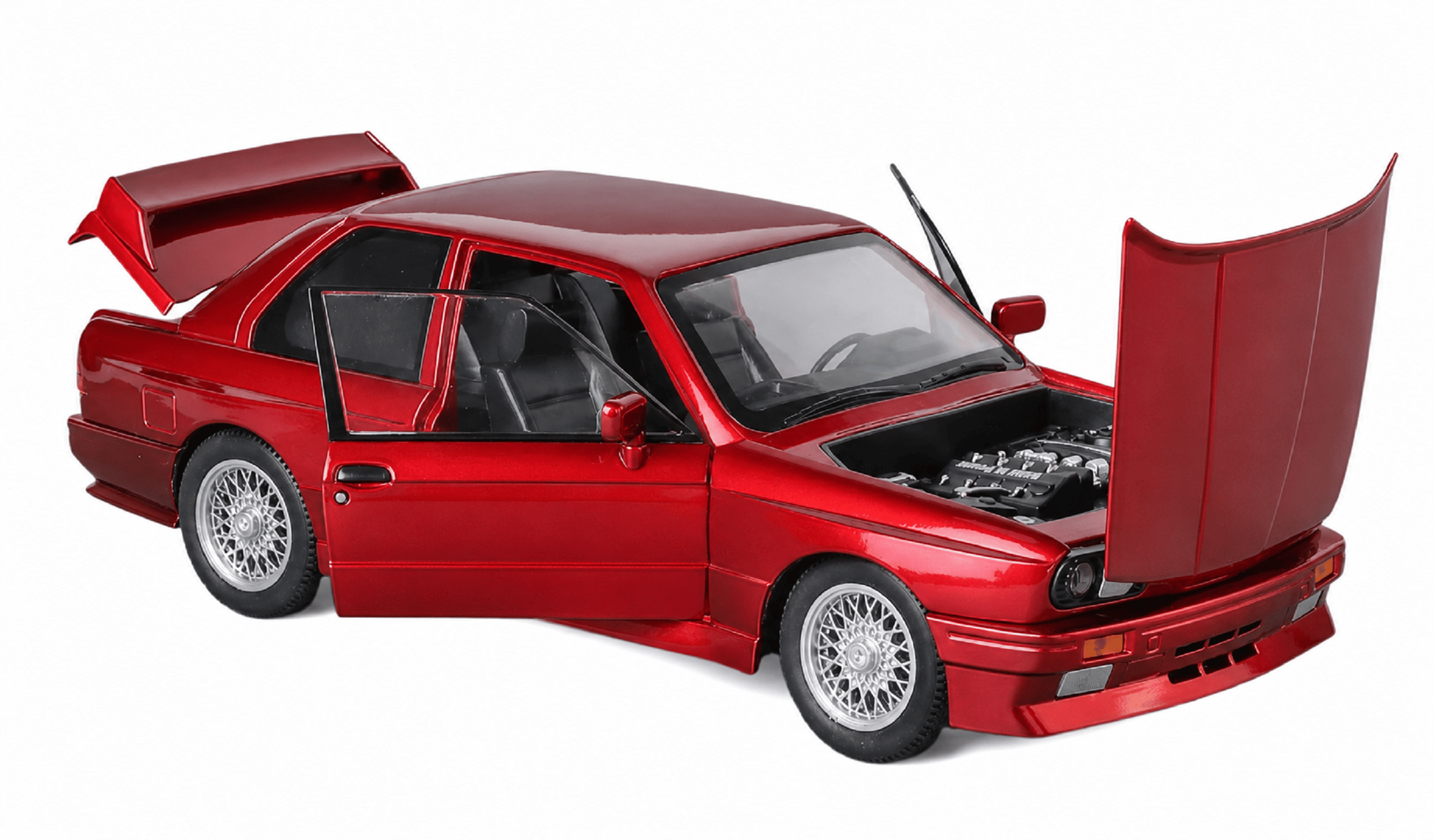 KTRS Enterprise 1:24 Die Cast BWWMetal Sports Car Model Toy | Openable Doors, Bonnet & Trunk | Pull Back Action | Light & Sound | Collectible Display Car for Kids Adults