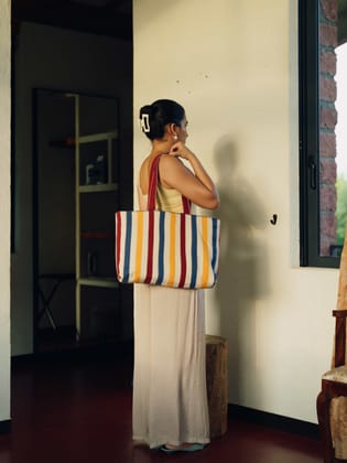 Strip Tote Bag