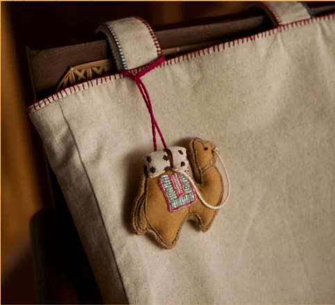 Handmade Embroidery Camel Charm