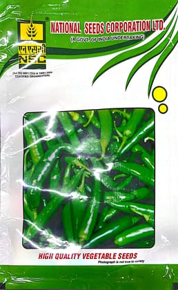NSC Chilli Variety Kashi Anmol High-Quality TL Seeds 25 g Pouch NSC Chilli Variety Kashi Anmol High-Quality TL Seeds 25 g Pouch