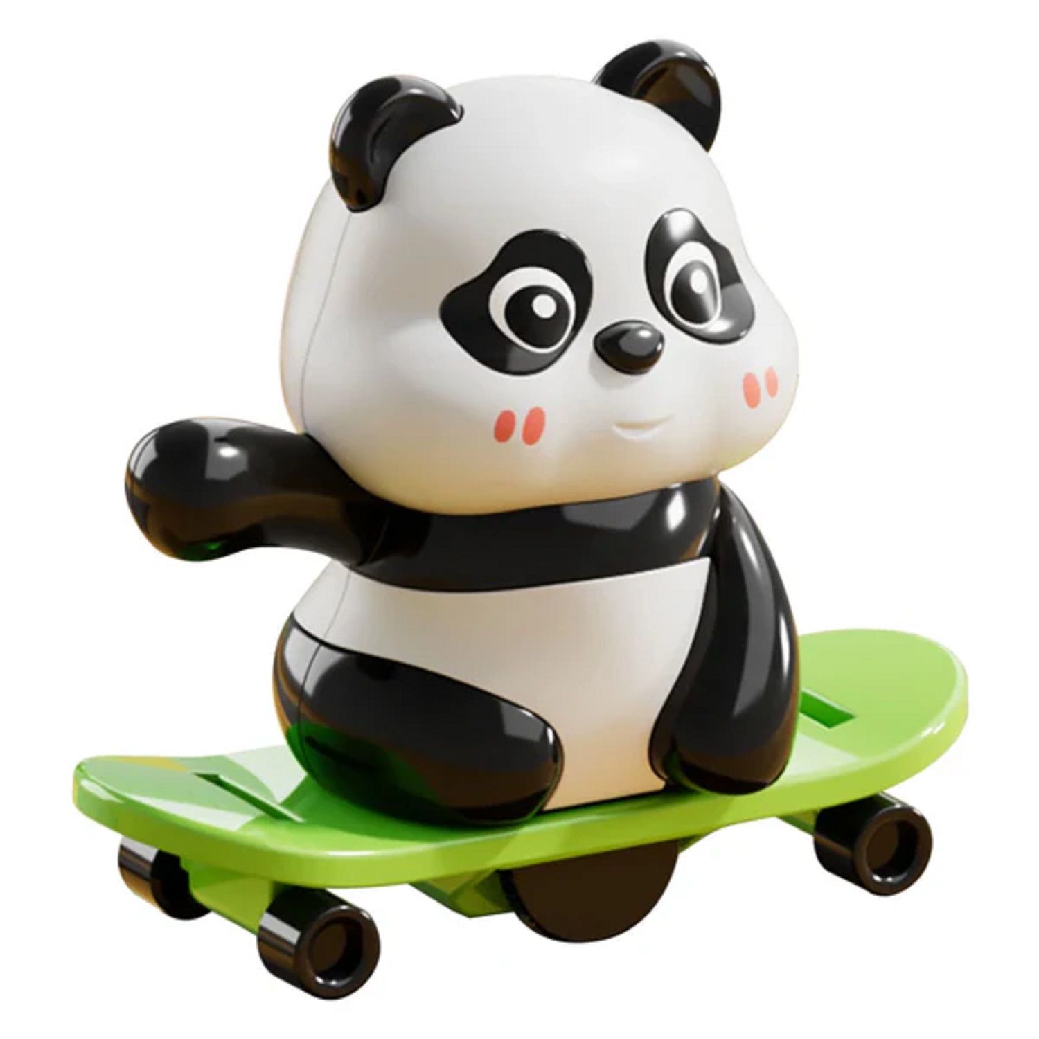 KTRS Enterprise Cute Panda Skateboard for Kids | Push & Go Cartoon Animal | Educational Rolling | Baby & Toddler Gift