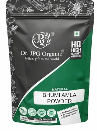 Dr. JPG Organic Herbals  Bhumi Amla Powder 200g Phyllanthus Niruri ISO & GMP Certified