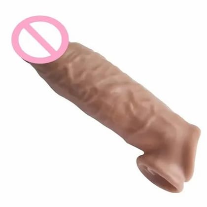 Infinity Love 6 Inch Mini Dragon Silicone Condom for Men / Extra Fun Silicone Condom / Indian Color Silicone Condom / Mini Dragon Condom