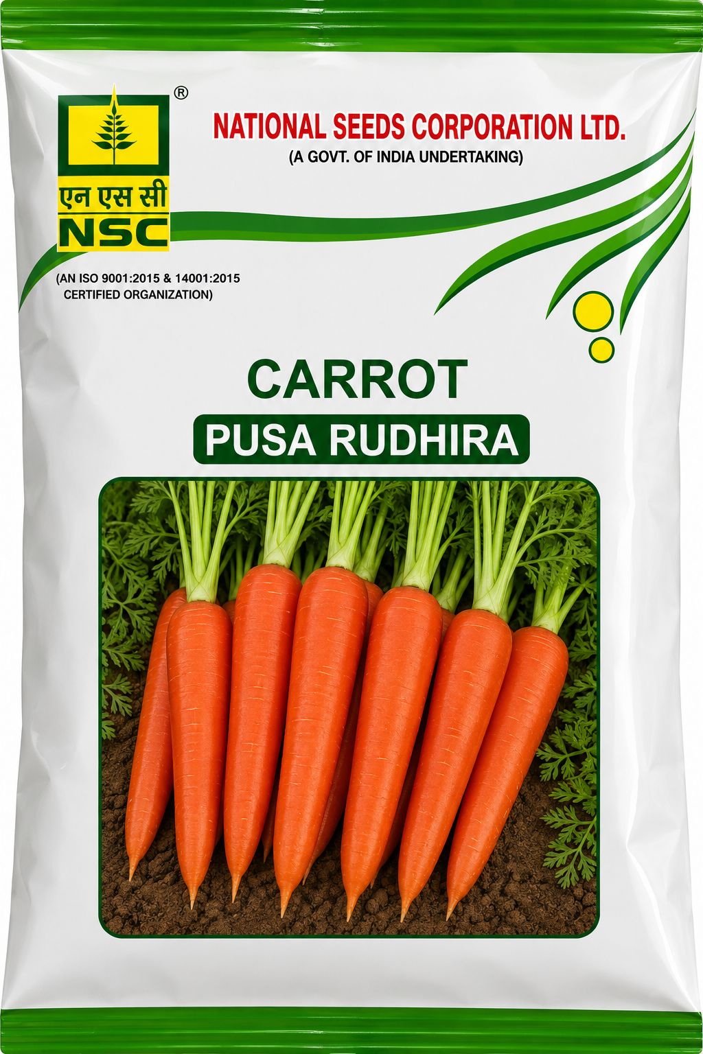 NSC-Carrot- Pusa Rudhira-250 g Truthfully Labelled Seed Pouch