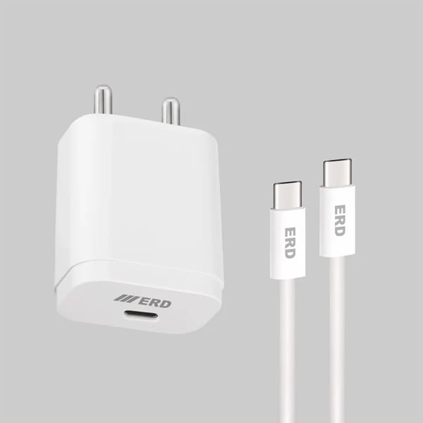 ERD TC-231 USB-C Charger With USB-C to C IP15 Data Cable, 20W