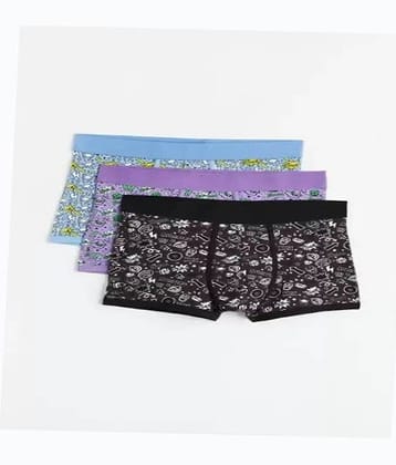 Cavenders Pack of 3 Nylon Trunks For Men's ( Multicolor )