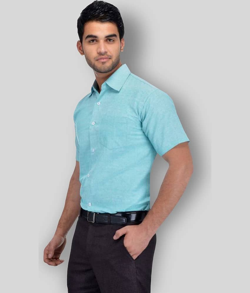 DESHBANDHU DBK - Blue Cotton Regular Fit Men's Formal Shirt (Pack of 1)