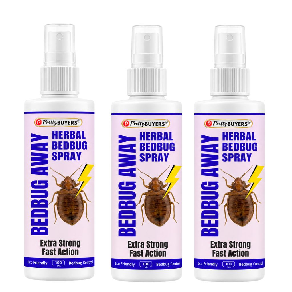 Herbal Bed Bugs Killer Spray For Home | Natural Khatmal Spray (Pack Of 3) - Fresheners and Repellents | Buy online on ZillyBuy