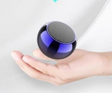 Mini Boost 4 Bluetooth Speaker 4D Mini Electroplating Round Steel Speaker - Multicolor Random Colour