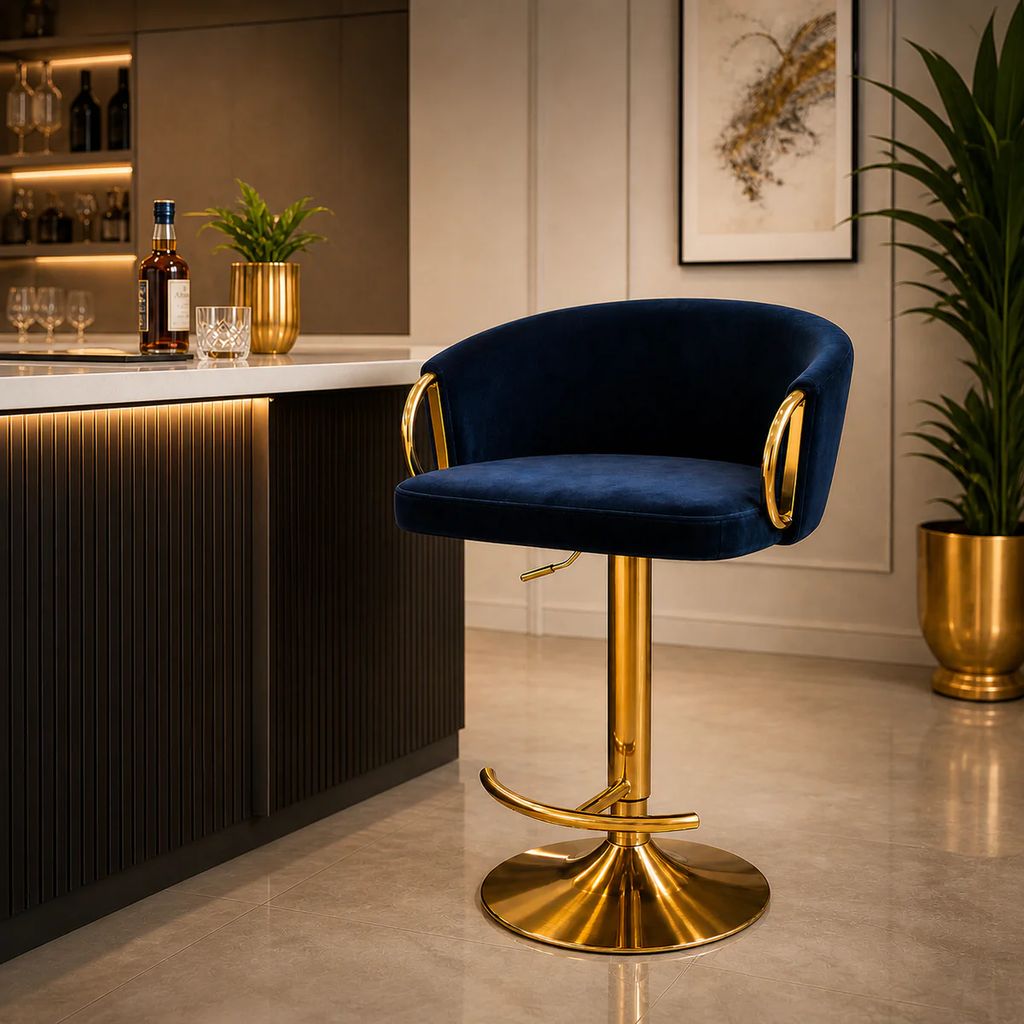 ARENA BAR STOOL BOLZANO BLUE