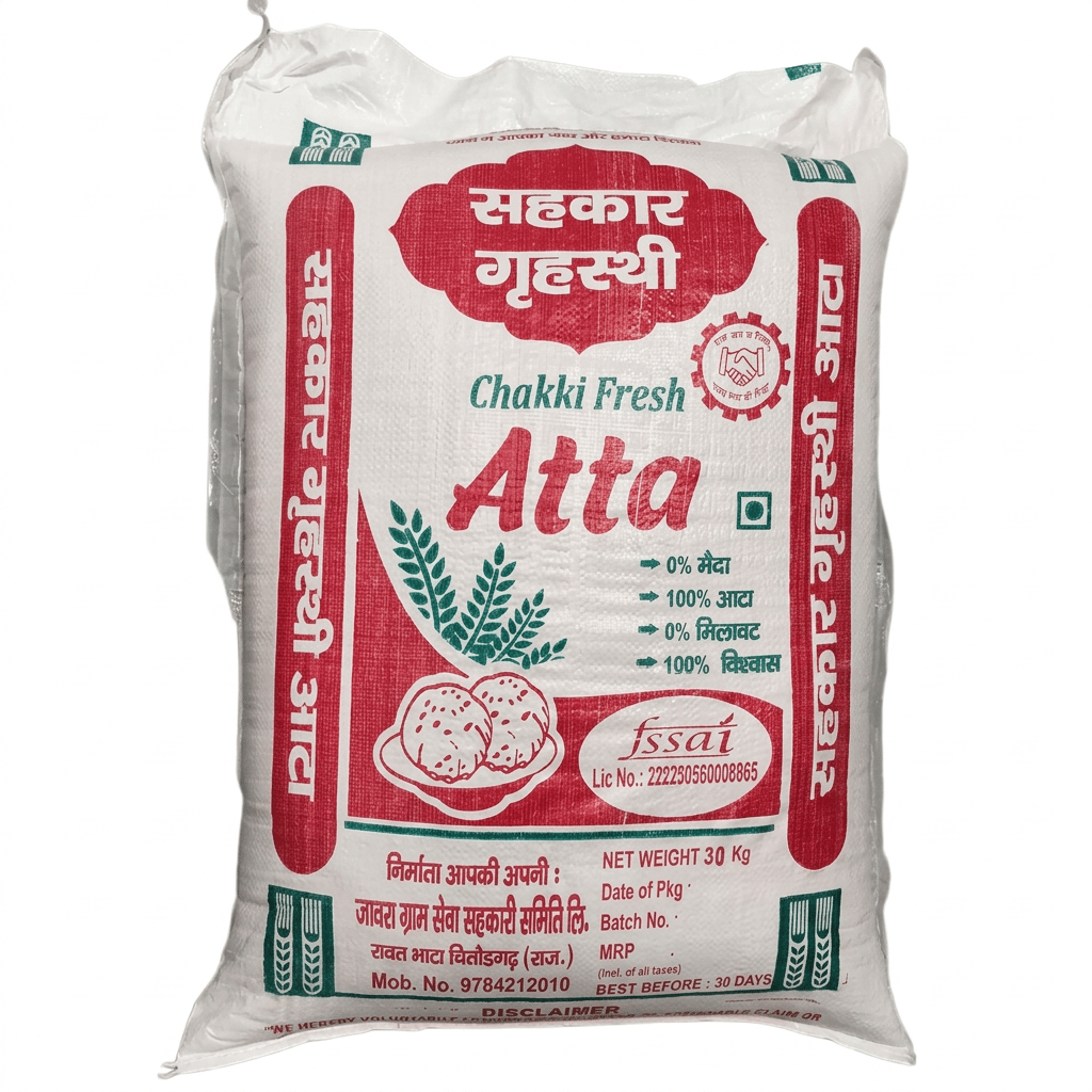 Sahakar Gruhasthi Chakki Fresh Atta – 5 Kg