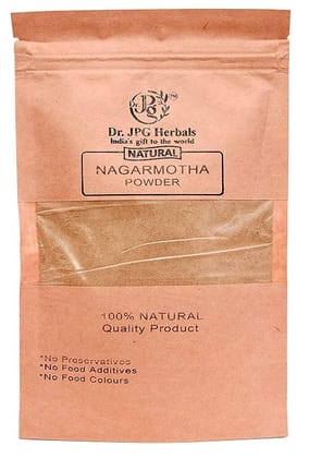 Dr. JPG Organic Herbals Natural Nagarmotha Powder-100g -Tunga Gaddalu -Cyperus Scariosus-ISO & GMP Certified.. (Pack Of 1)
