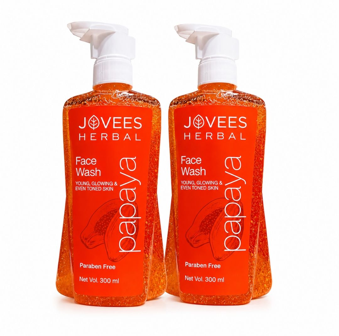 Papaya Face Wash for Dull & Uneven Skin Tone | Combo of 2 Pcs (300ml Each)