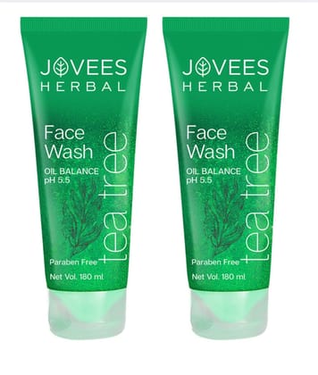 Tea Tree Oil Control Face Wash for Oily & Acne-Prone Skin|| Combo Of 2 Pcs