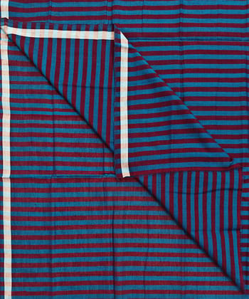 Blue Sambalpuri Handwoven Cotton Lungi SFCLUN2379