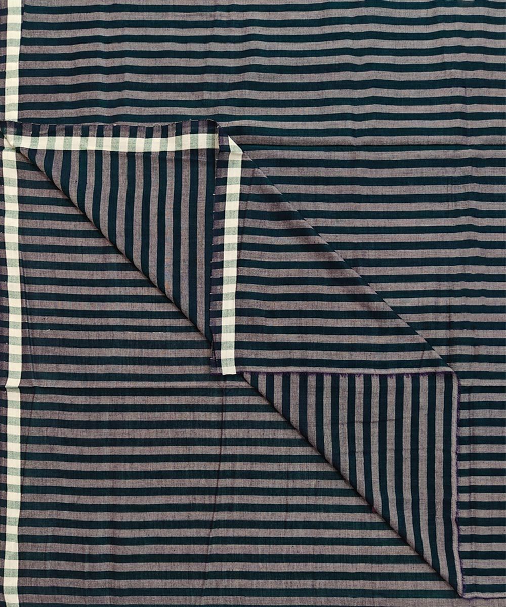 Green Sambalpuri Handwoven Cotton Lungi SFCLUN2383