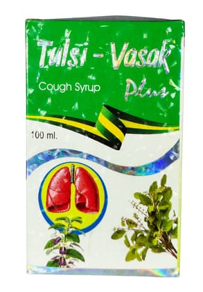 Tulsi-Vasak Cough & Respiratory Care Plus –  Ayurvedic Immune Support, Natural Cough & Throat Remedy (Pack of 2)
