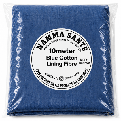 Blue Cotton Lining Fabric, Neeli Cotton Lining Kapda, Neela Cotton Astar Kapda, Neeli Lining Batte, Blue Cotton Inner Fabric 10meter Blue Cotton Lining Fabric, Neeli Cotton Lining Kapda, Neela Cotton Astar Kapda, Neeli Lining Batte, Blue Cotton Inner Fabric 10meter