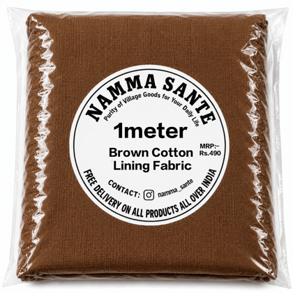 Brown Cotton Lining Fabric, Brown Cotton Astar Ka Kapda, Brown Cotton Astara Batte, Brown Cotton Asthar Thuni, Brown Cotton Laining Gudda 1meter Brown Cotton Lining Fabric, Brown Cotton Astar Ka Kapda, Brown Cotton Astara Batte, Brown Cotton Asthar Thuni, Brown Cotton Laining Gudda 1meter
