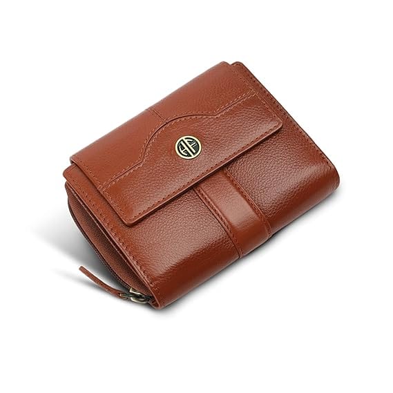 HAMMONDS FLYCATCHER Leather Ladies Wallet for Woman with 14 Card Slots - Clutch Purse for Women