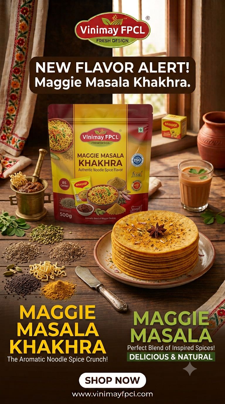 Vinimay Brand - Vacuum Pack Maggie Khakhara - 200 gram