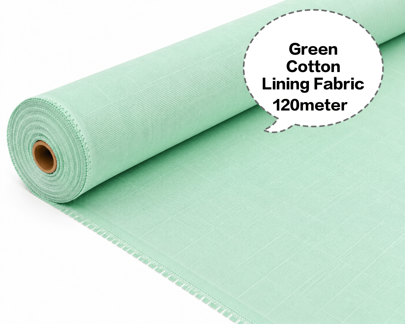 Green Cotton Lining Fabric, Hara Cotton Lining Kapda, Hara Astar Kapda, Green Cotton Inner Fabric, Green Cotton Lining Cloth 120meter