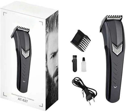 AT-527 Professional Corded/Cordless Electric Trimmer for Men & Women Trimmer 60 min Runtime 1 Length Settings (Black) AT-527 Professional Corded/Cordless Electric Trimmer for Men & Women Trimmer 60 min Runtime 1 Length Settings (Black)