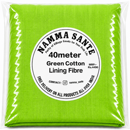 Green Cotton Lining Fabric, Hara Cotton Lining Kapda, Hara Astar Kapda, Green Cotton Inner Fabric, Green Cotton Lining Cloth 40meter 