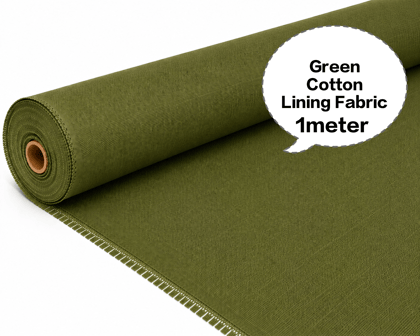 Green Cotton Lining Fabric, Hara Cotton Lining Kapda, Hara Astar Kapda, Green Cotton Inner Fabric, Green Cotton Lining Cloth 1meter 