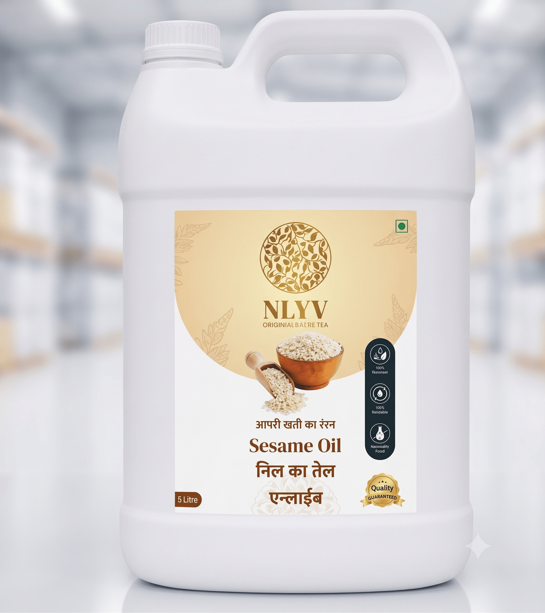 Wood Pressed Sesame Oil (5 L)