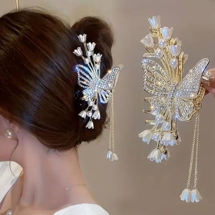 Butterfly Pearl Metal Claw Pack of 1