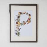 Personalised Name Initial Pressed Flower Frame  Handmade Gift for Birthdays & Baby Showers