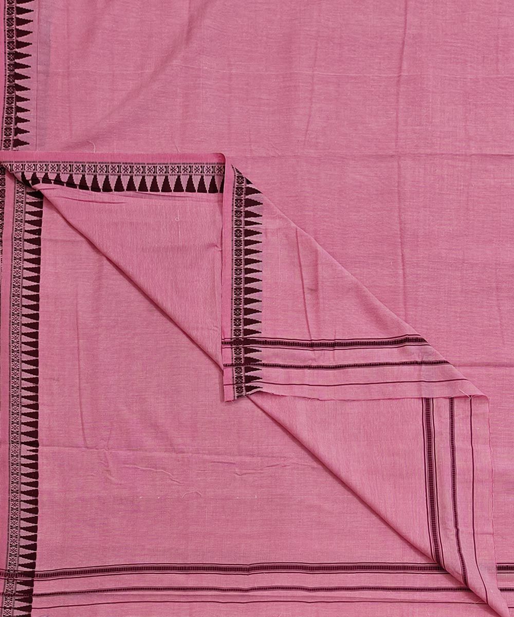 Pink Sambalpuri Handwoven Cotton Joda SFSJOD2146