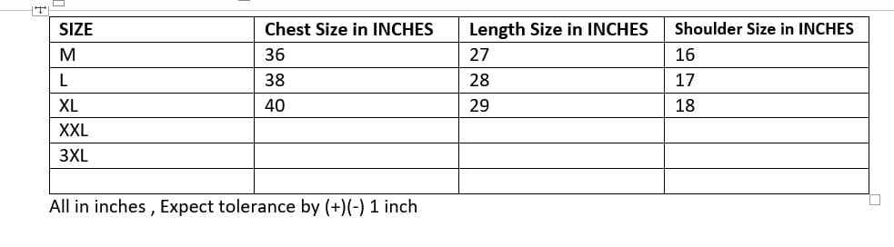 Size Guide